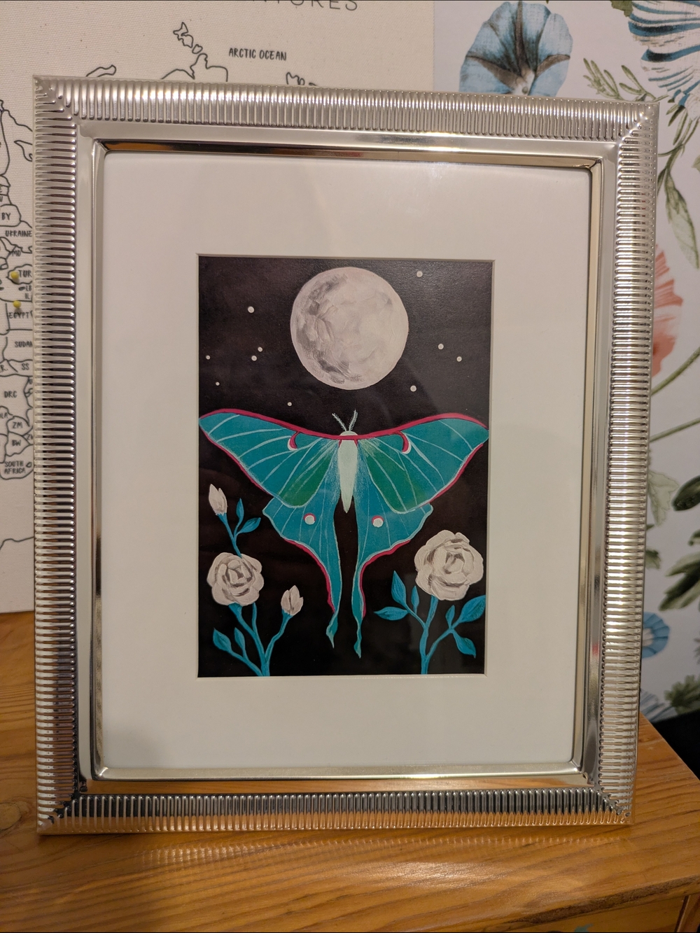 Luna Moth Art Print - Framed